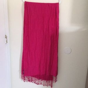 Pink scarf